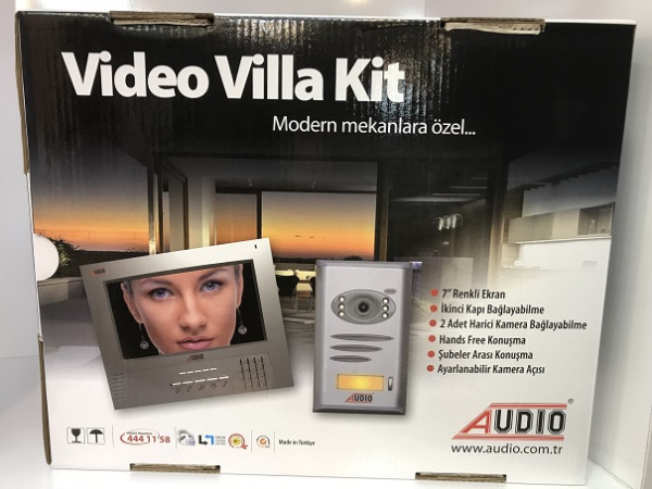 Audio 7 inç Görüntülü Villa Kit Set